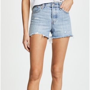 Levi’s high waisted wedgie shorts